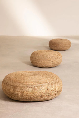 Pouf Rond en Jute Pilew